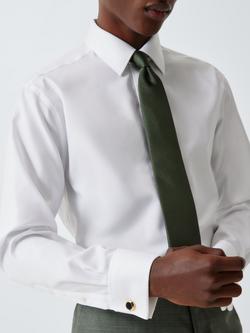 John Lewis Round Onyx Cufflinks, Gold - view 2, Gold