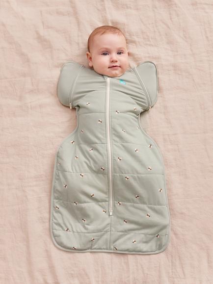 Love to Dream Swaddle Up™ Bees 2-in-1 Transition Baby Sleeping Bag, 2.5 Tog, Olive, Large - view 2, Multi