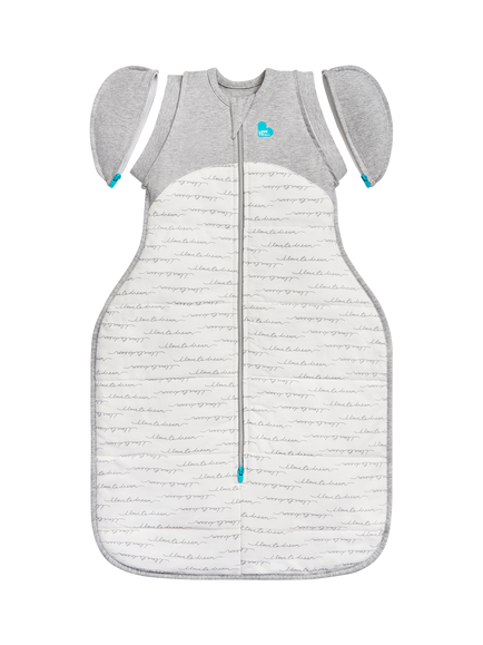 Love to Dream Swaddle Up Transition Baby Sleeping Bag, 2.5 Tog, Dreamer White, Dreamer White