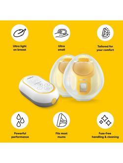 Medela Freestyle Mini Handsfree Double Electric Wearable Breast Pump - view 2, Multi