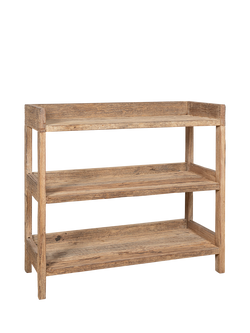 nkuku Ibo Reclaimed Wood Kitchen Shelf Unit, Natural, 