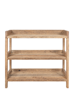 nkuku Ibo Reclaimed Wood Kitchen Shelf Unit, Natural - view 2, 