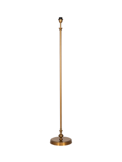 nkuku Ehadi Floor Lamp Base, Antique Brass, Antique Brass