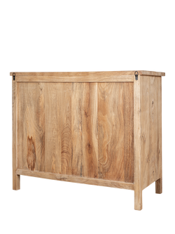 nkuku Vivan 4 Drawer Mango Wood Chest, Natural Wood - view 2, Natural Wood