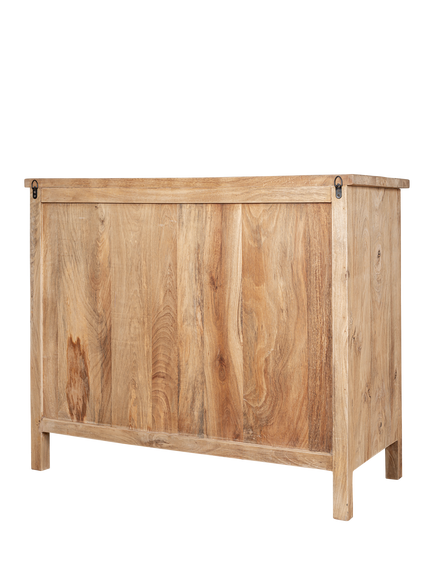 nkuku Vivan 4 Drawer Mango Wood Chest, Natural Wood - view 2, Natural Wood