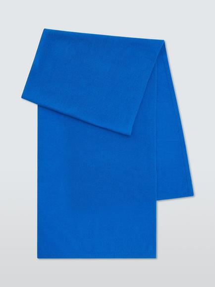 John Lewis Cashmere Scarf - view 2, Cobalt