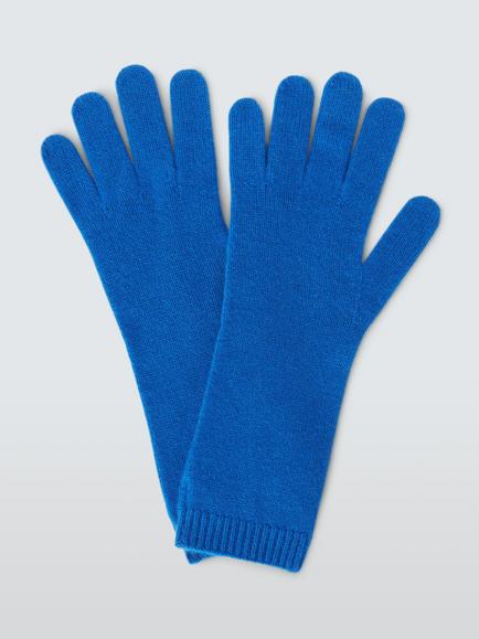 John Lewis Cashmere Gloves, Cobalt