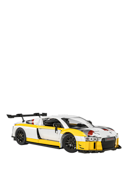 Hot Wheels Mattel Brick Shop '15 Audi R8 LMS Buildable Toy Car Set - view 2, Multi