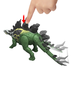 Jurassic Park Jurassic World Gigantic Thrashers Stegosaurus - view 2, Multi