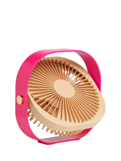 PRINTWORKS Fantastic Desk Fan, Cerise, Cerise