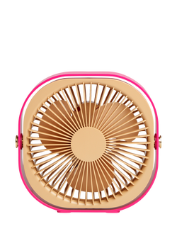 PRINTWORKS Fantastic Desk Fan, Cerise - view 2, Cerise