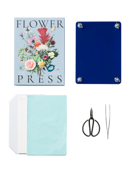 PRINTWORKS Flower Press Kit, Blue