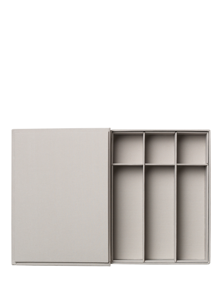 PRINTWORKS Coffee Table Book Storage Box, Grey - view 2, Grey