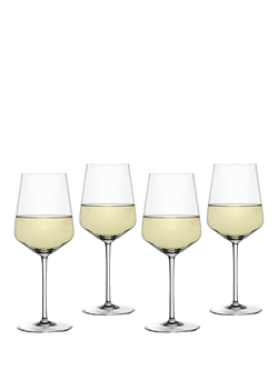 Spiegelau Style Crystal White Wine Glass, Set of 4, 440ml, Clear, Clear