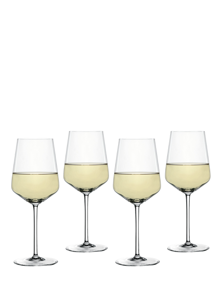 Spiegelau Style Crystal White Wine Glass, Set of 4, 440ml, Clear, Clear