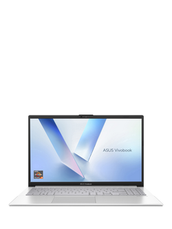 ASUS Vivobook Go 15 Laptop, AMD Ryzen 3 Processor, 8GB RAM, 512GB SSD, 15.6” Full HD, Silver, Silver