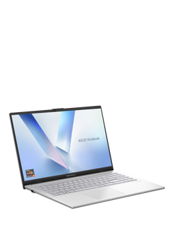 ASUS Vivobook Go 15 Laptop, AMD Ryzen 5 Processor, 8GB RAM, 512GB SSD, 15.6” Full HD, Silver - view 2, Silver