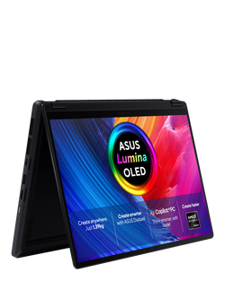 ASUS ProArt PX13 Convertible Laptop, AMD Ryzen AI MAX+ Processor, 64GB RAM, 1TB SSD, 13.3” 3K OLED Touchscreen, Black, Black