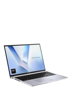 ASUS Vivobook 16 M1605 Laptop, AMD Ryzen 7 Processor, 16GB RAM, 1TB SSD, 16” WUXGA, Silver - view 2, Silver