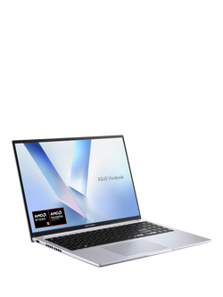ASUS Vivobook 16 M1605 Laptop, AMD Ryzen 5 Processor, 16GB RAM, 512GB SSD, 16” WUXGA, Silver - view 2, Silver