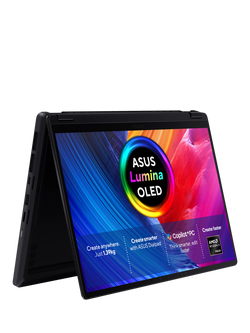 ASUS Vivobook S16 Laptop, AMD Ryzen AI 7 Processor, 32GB RAM, 1TB SSD, 16” Full HD OLED, Grey, Grey