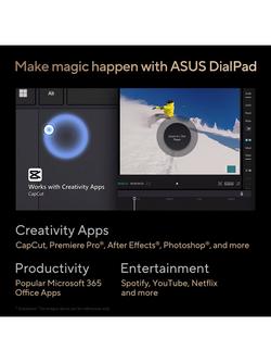 ASUS Vivobook S16 Laptop, AMD Ryzen AI 7 Processor, 32GB RAM, 1TB SSD, 16” Full HD OLED, Grey - view 2, Grey
