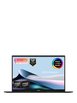 ASUS ZenBook 14 Laptop, AMD Ryzen AI 7 Processor, 32GB RAM, 1TB SSD, 14” WUXGA OLED, Black, Black
