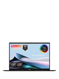 ASUS ZenBook 14 Laptop, AMD Ryzen AI 5 Processor, 16GB RAM, 1TB SSD, 14” WUXGA OLED, Black, Black