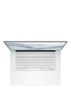 ASUS Zenbook S16 OLED Copilot+ PC Laptop, AMD Ryzen AI 9 Processor, 32GB RAM, 2TB SSD, 16” 3K OLED Touchscreen, White - view 2, White