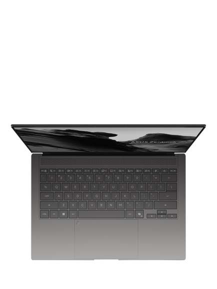 ASUS ZenBook S14 UX5406 Laptop, Intel Core Ultra 9 Processor, 32GB RAM, 1TB SSD, 14” 3K OLED Touchscreen, Grey - view 2, Grey