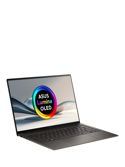 ASUS ZenBook S14 UX5406 Laptop, Intel Core Ultra 7 Processor, 16GB RAM, 1TB SSD, 14” 3K OLED, Grey, Grey