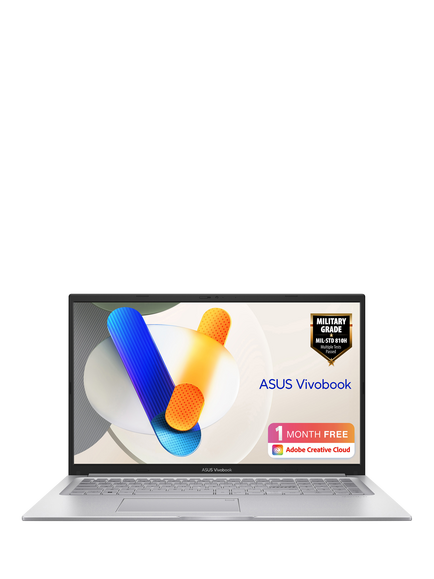ASUS VivoBook 17 X1704 Laptop, Intel Core 5 Processor, 16GB RAM, 512GB SSD, 17.3" Full HD, Silver, Silver