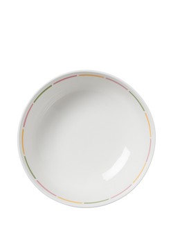 In The Roundhouse Bellissimo Fine China Serving Bowl, 25cm, White/Multi - view 2, Multi
