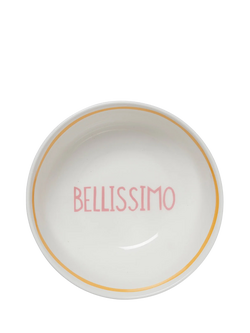 In The Roundhouse Italian Fine China Serving Bowls, Set of 4, 17cm, White/Multi - view 2, Multi