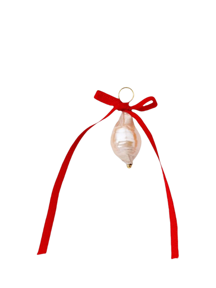 frkl. Gift Wrapped Pearl Charm, Pearl, Pearl