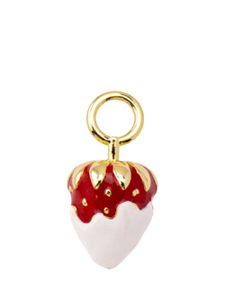 frkl. Let's Eat Cake Strawberry Cream Charm, Red, Red