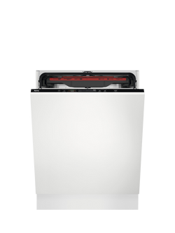 AEG OUTLET 6000 FSS64907Z Integrated Dishwasher, Like New, White, White