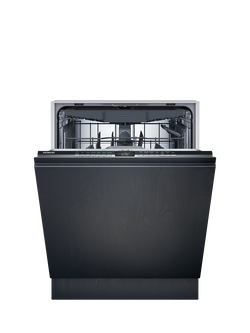 Siemens OUTLET iQ300 SN73HX10VG Fully Integrated Dishwasher, Like New, Black, Black