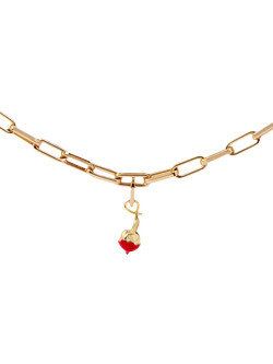 frkl. Let's Eat Cake Cherry Picked Charm, Gold/Red - view 2, Gold/Red