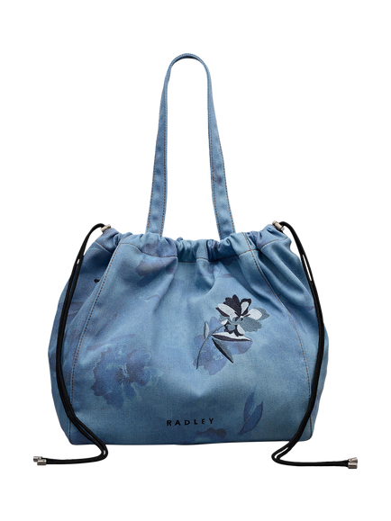 Radley Eden Row Tote Bag, Denim Blue, Denim