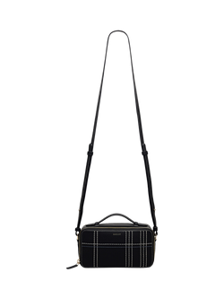 Radley Calvert Way Cross Body Camera Bag, Black/White