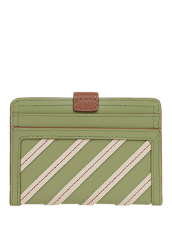 Radley Willis Street Striped Leather Cardholder, Apple - view 2, Apple/Multi