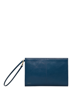 Radley Chilton Grove Leather Pouch, Utility Blue