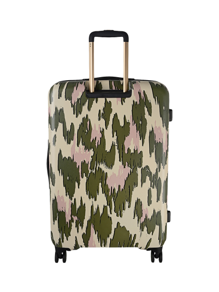 Radley Abstract Animal Large 4-Wheel Suitcase, Hunter Green - view 2, Hunter Green/Multi
