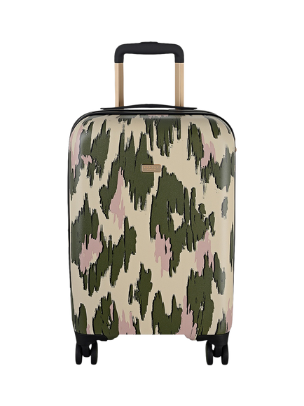 Radley Abstract Animal Cabin 4-Wheel Suitcase, Hunter Green, Hunter Green/Multi