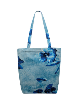 Radley Canvas Tote Bag, Denim Blue - view 2, Denim