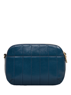 Radley Dukes Place Leather Zip-Top Crossbody Bag, Utility Blue - view 2, Utility Blue