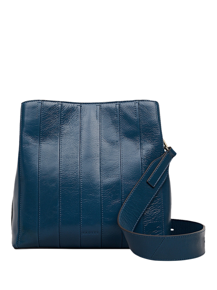 Radley Dukes Place Leather Crossbody Bag, Utility Blue, Utility Blue
