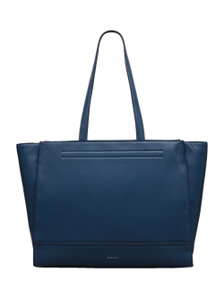 Radley Oak Street Leather Tote Bag, Utility Blue, Utility Blue
