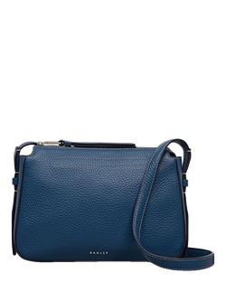Radley Oak Street Leather Crossbody Bag, Utility Blue